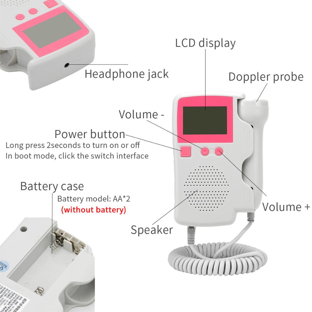 3.0MHz Baby Heartbeat Doppler